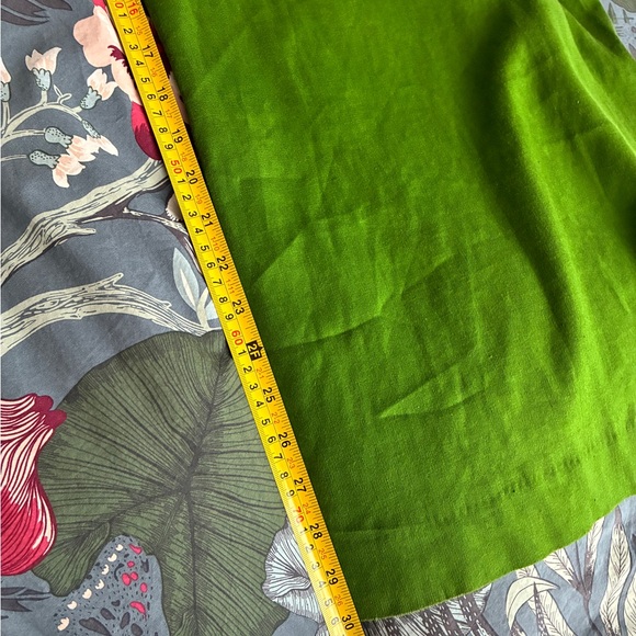 Anthropologie Maeve Vibrant Green Pleated Front Dress Pants - Picture 7 of 7